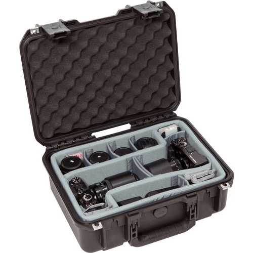 Shop SKB iSeries 1510-6 Case with Think Tank Photo Dividers & Lid Foam (Black) by SKB at B&C Camera