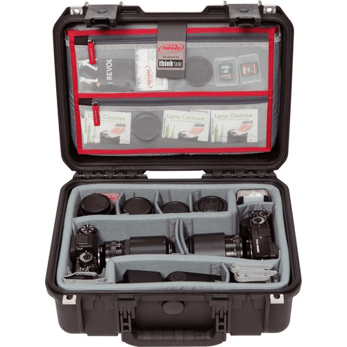 Shop SKB iSeries 1510-6 Case w/Think Tank Designed Photo Dividers & Lid Organizer (Black) by SKB at B&C Camera