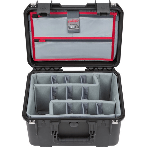 Shop SKB iSeries 1510-9 Waterproof Utility Case with Foam Dividers and Lid Organizer (Black) by SKB at B&C Camera