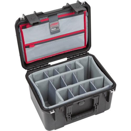 Shop SKB iSeries 1510-9 Waterproof Utility Case with Foam Dividers and Lid Organizer (Black) by SKB at B&C Camera