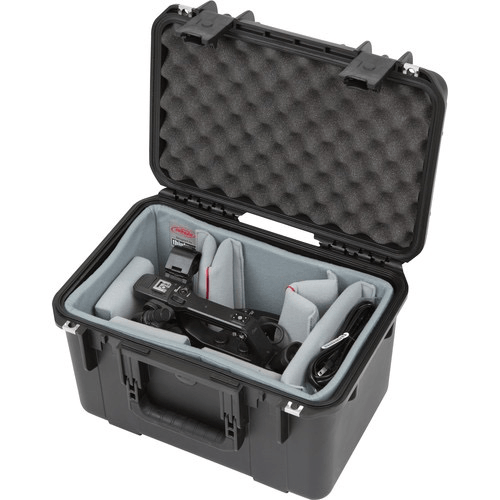 Shop SKB iSeries 1610-10 Waterproof Case with Video Dividers and Lid Foam (Black) by SKB at B&C Camera
