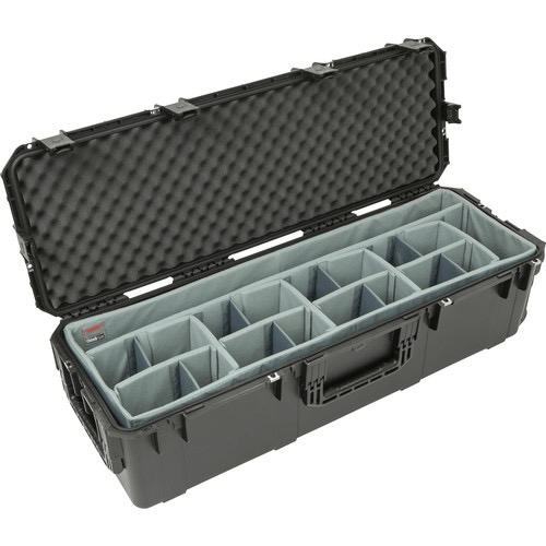 Shop SKB iSeries 4213-12 Waterproof Case with Wheels with Think Tank-Designed Lighting/Stand Dividers & Lid Foam (Black) by SKB at B&C Camera