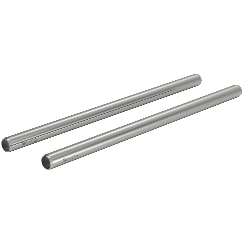 SmallRig 15mm Stainless Steel Rods (Pair, 12") - B&C Camera