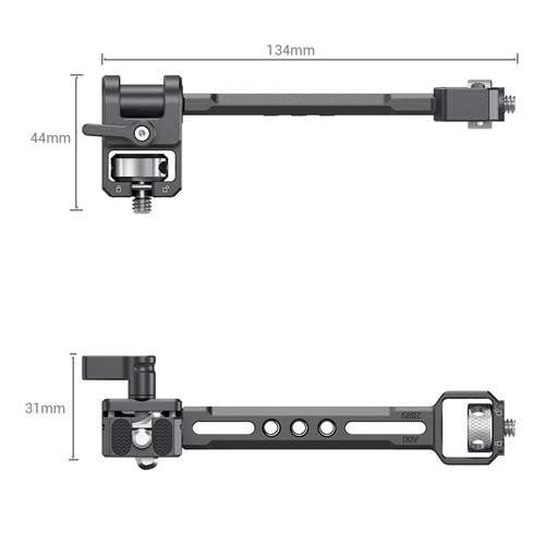 Shop SmallRig Adjustable Monitor Mount for DJI RONIN-S/RONIN-SC & ZHIYUN CRANE 3/CRANE 3S/WEEBILL-S & MOZA AirCross 2 Gimbals by SmallRig at B&C Camera