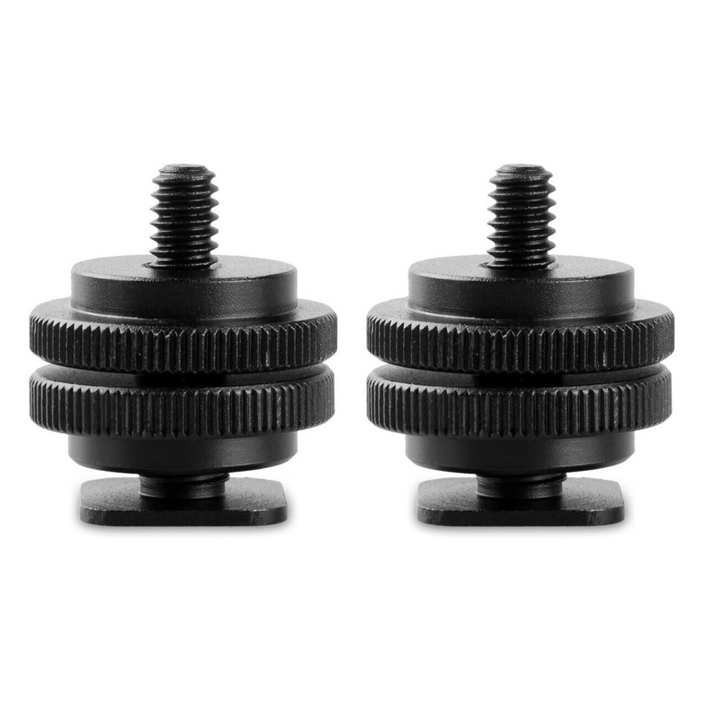 Shop SMALLRIG Cold Shoe Adapter with 3/8" to 1/4" Thread(2pcs Pack) 1631 by SmallRig at B&C Camera