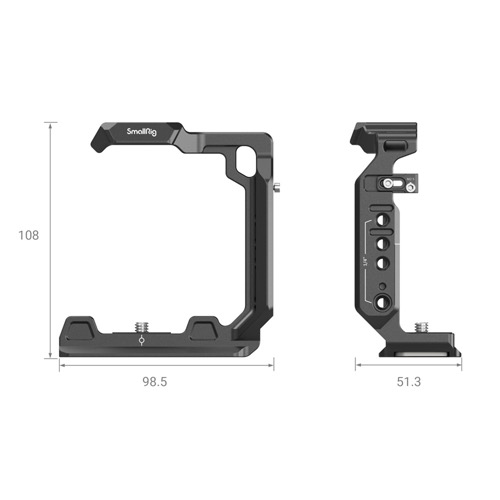 Shop SmallRig Half Cage for Sony 7 IV/7S III/1/7R IV 3639 by SmallRig at B&C Camera