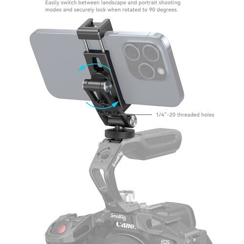 Shop SmallRig Metal Phone Holder with Cold Shoe Mount by SmallRig at B&C Camera