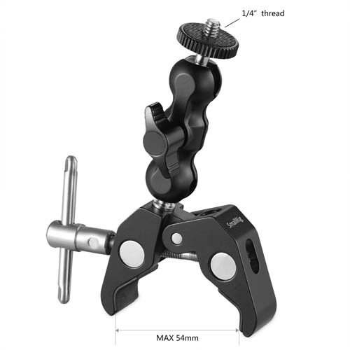 Shop SmallRig Multi-Functional Crab-Shaped Clamp with Ballhead Magic Arm by SmallRig at B&C Camera