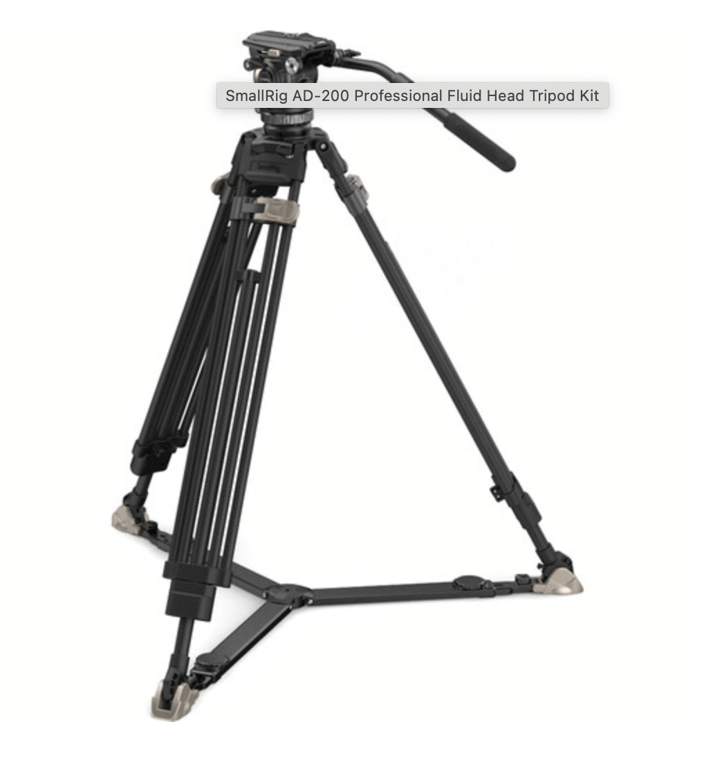 Shop SmallRig AD-Pro8 Professional Fluid Head Tripod Kit by SmallRig at B&C Camera