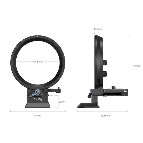 SmallRig Rotatable Horizobtal-toVertical Mount Plate Kit for Canon EOS Specific R Series Cameras - B&C Camera