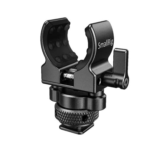 Shop SmallRig Shotgun Microphone Holder (Cold Shoe) BSM2352 by SmallRig at B&C Camera