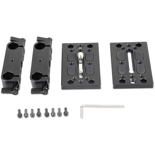 Shop SmallRig Tripod Mounting Kit with 2 x Plates and 2 x 15mm Rod Clamps by SmallRig at B&C Camera