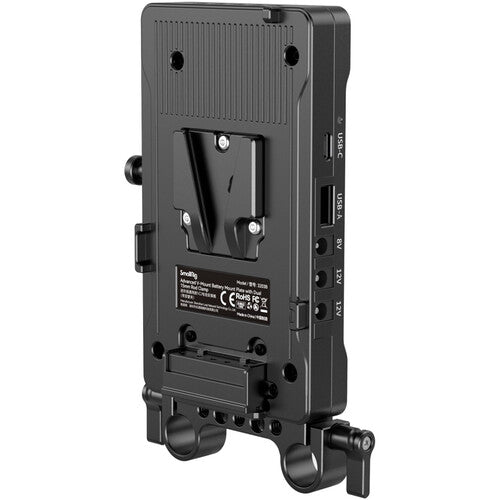 Shop SmallRig V Mount Battery Adapter Plate with Dual 15mm Rod Clamp by SmallRig at B&C Camera