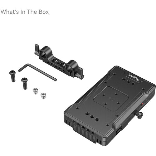 Shop SmallRig V Mount Battery Adapter Plate with Dual 15mm Rod Clamp by SmallRig at B&C Camera