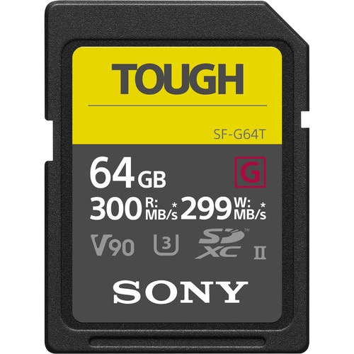 Shop Sony 64GB SF-G Tough Series UHS-II SDXC Memory Card by Sony at B&C Camera