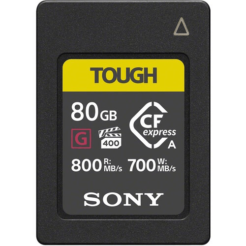 Shop Sony CFEXPRESS TYPE A MEM CARD 80 GB by Sony at B&C Camera