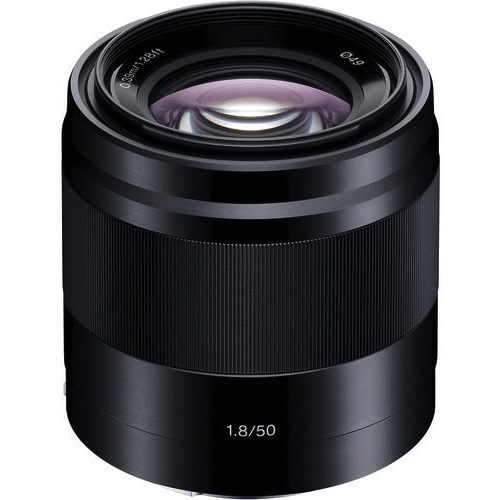 Sony E 50mm f/1.8 OSS Lens (Black) by Sony at B&C Camera