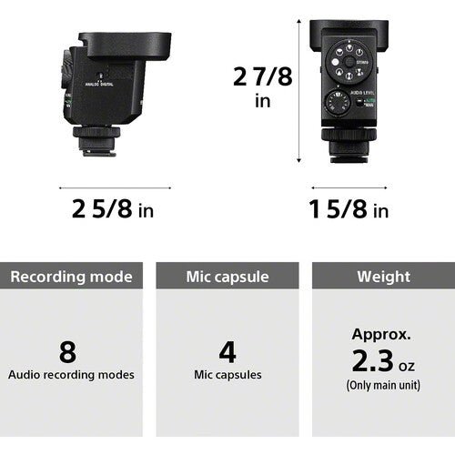 Shop Sony ECM-M1 Compact Camera-Mount Digital Shotgun Microphone by Sony at B&C Camera