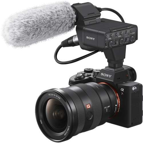 Shop Sony XLR-K3M Dual-Channel XLR Audio Adapter Kit with Shotgun Microphone by Sony at B&C Camera