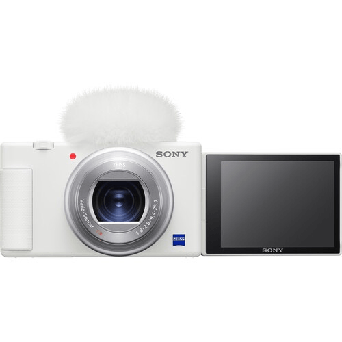 Sony ZV-1 Digital Camera (White) by Sony at B&C Camera Sony ZV-1 Digital Camera (White) by Sony at B&C Camera