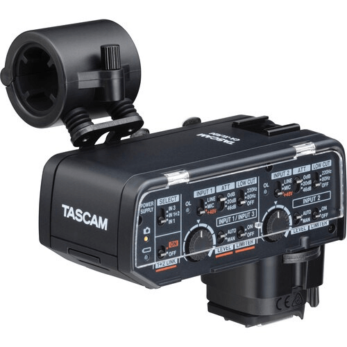 Tascam CA-XLR2d-C XLR Microphone Adapter Kit for Canon Cameras by Tascam at  B&C Camera