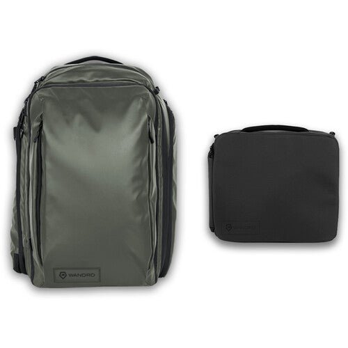WANDRD Transit Travel Backpack with Essential Plus Camera Cube (Wasatch Green, 45L) - B&C Camera