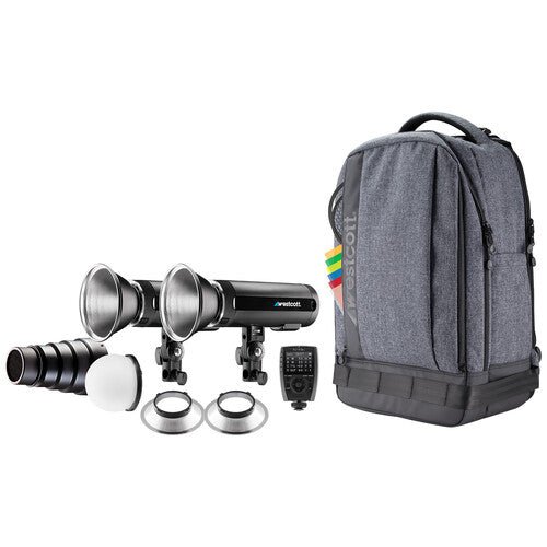 Westcott FJ200 Strobe 2-Light Backpack Kit with FJ-X3m Universal Wireless Trigger - B&C Camera