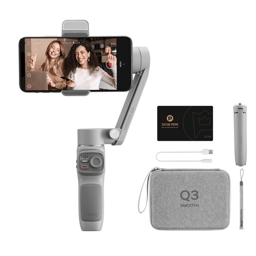 Shop Zhiyun SMOOTH Q3 Smartphone Gimbal Stabilizer (Combo Kit) by Zhiyun at B&C Camera