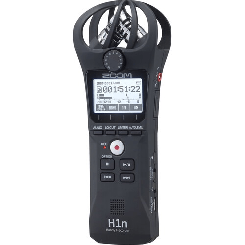 Shop Zoom H1n-VP Portable Handy Recorder with Windscreen, AC Adapter, USB Cable & Case (Black) by Zoom at B&C Camera