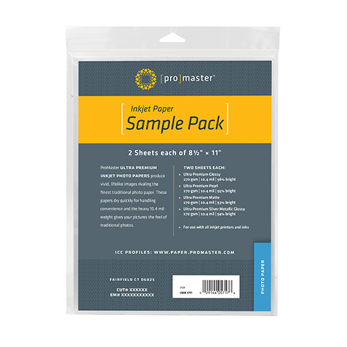 Promaster Ultra Premium Photo Paper Sample Pack