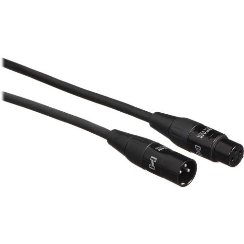 Hosa Technology Pro REAN XLR Male to XLR Female Microphone Cable (25’, Black)