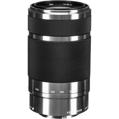 Sony E 55-210mm f/4.5-6.3 OSS Lens (Silver)