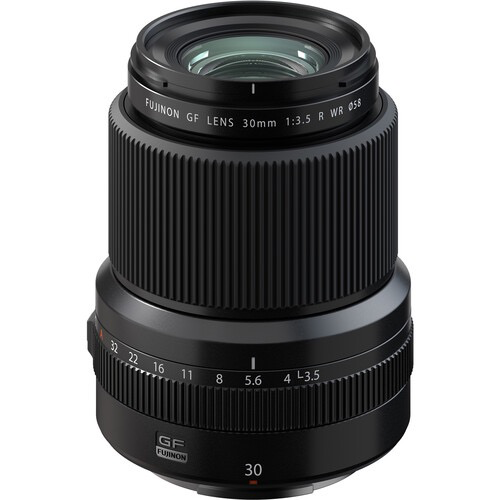 Fujifilm GF 30mm f/3.5 R WR GFX Lens (Black)