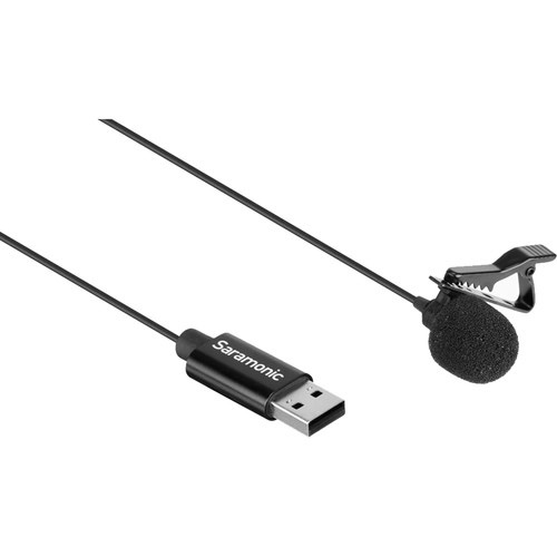 Saramonic SR-ULM10 Omnidirectional USB Lavalier Microphone (6.5 Cable)