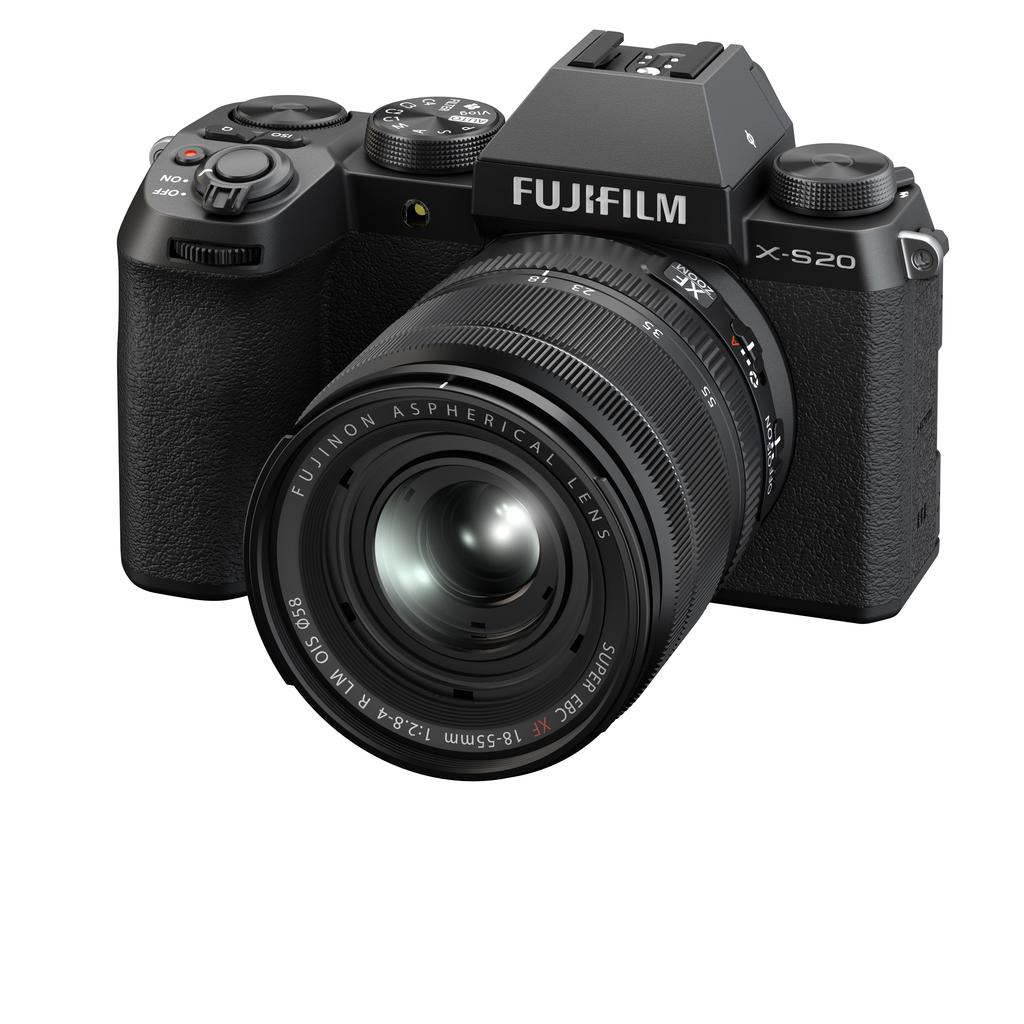 Fujifilm X-S20 Mirrorless Digital Camera with XF18-55mmF2.8-4 R LM OIS Lens  Kit (Black)