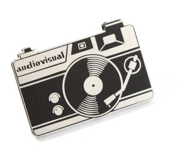 Photogenic Supply Co. Audiovisual Pin (Silver)