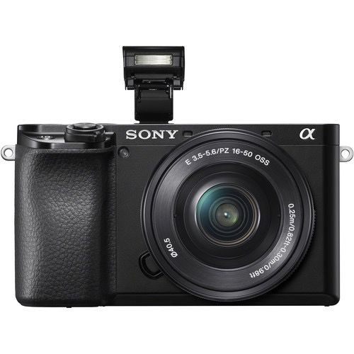 Sony Alpha a6100 Mirrorless Digital Camera with 16-50mm and 55-210mm Lenses (open box)