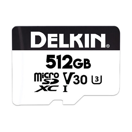 Delkin Devices 512GB Hyperspeed UHS-I microSDXC Memory Card with SD Adapter