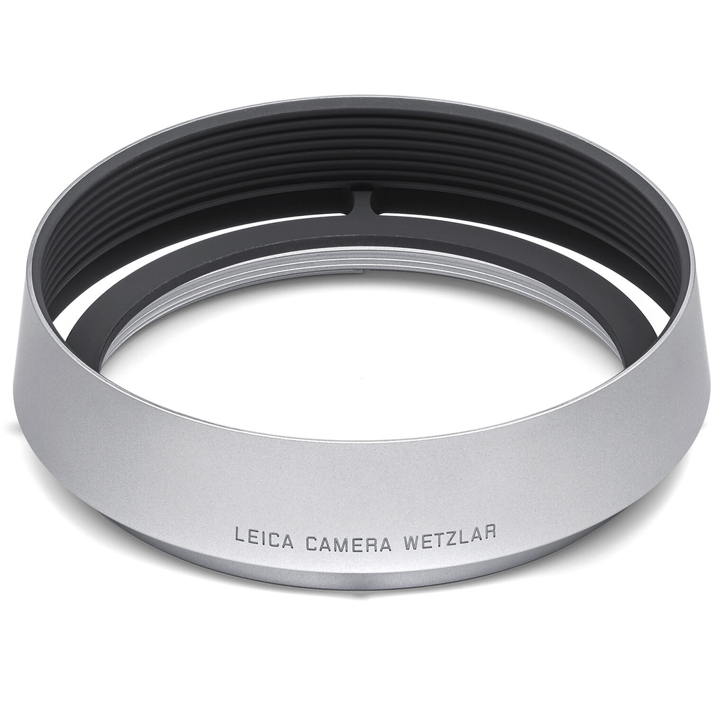 Leica Round Lens Hood Q (Aluminum, Silver)