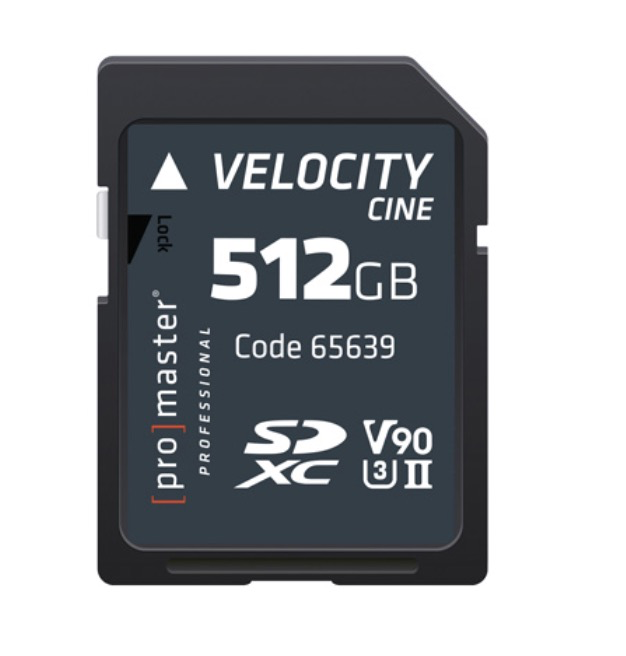 Promaster SDXC 512GB Velocity CINE
