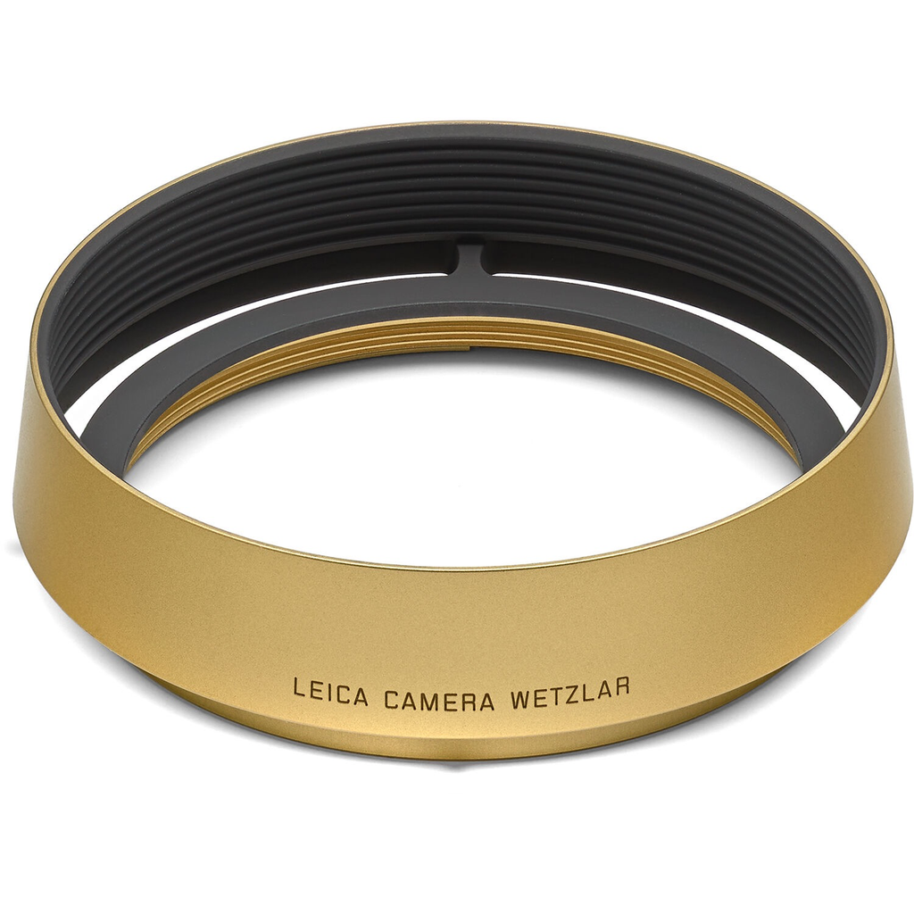 Leica Round Lens Hood Q (Brass, Blasted Finish)