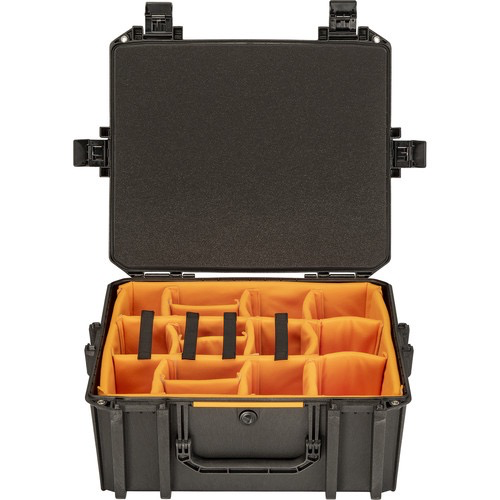Pelican Vault V600 Large Equipment Case with Lid Foam and Dividers (Black)
