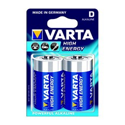 Varta High Energy D Batteries (2 Pack)