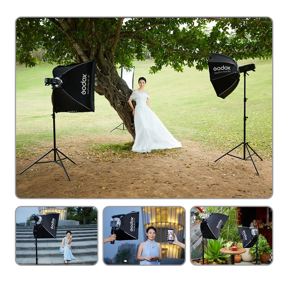 Godox EazyFlow Rect 60 x 60 Foldable Softbox (23.6 x 23.6")