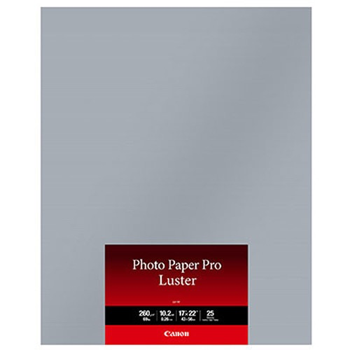 Canon Photo Paper Pro Luster (17 x 22", 25 Sheets)