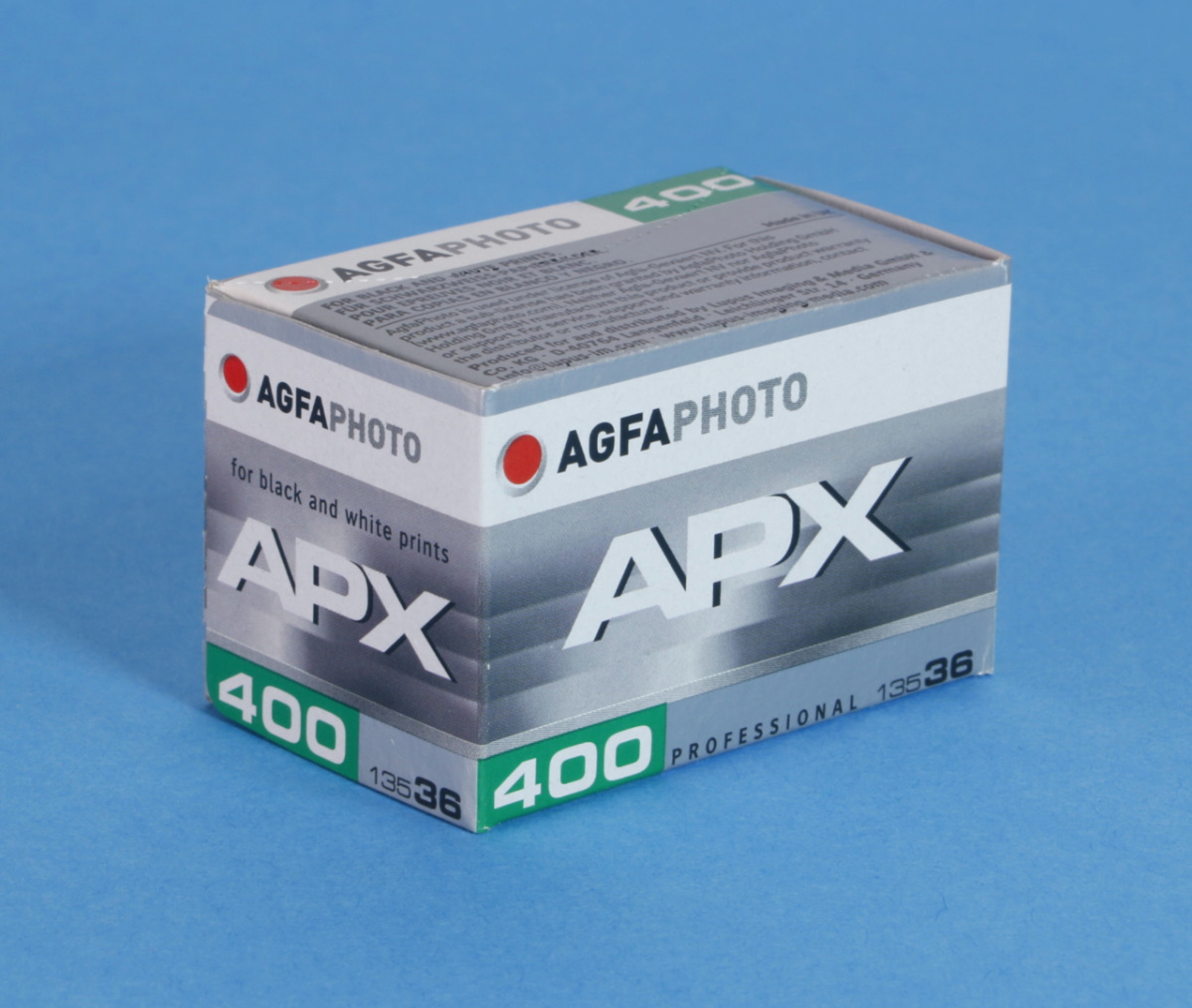 Shop AgfaPhoto Agfapan APX 400 Black and White Negative Film (35mm Roll Film, 36 Exposures) by AGFA Photo at B&C Camera