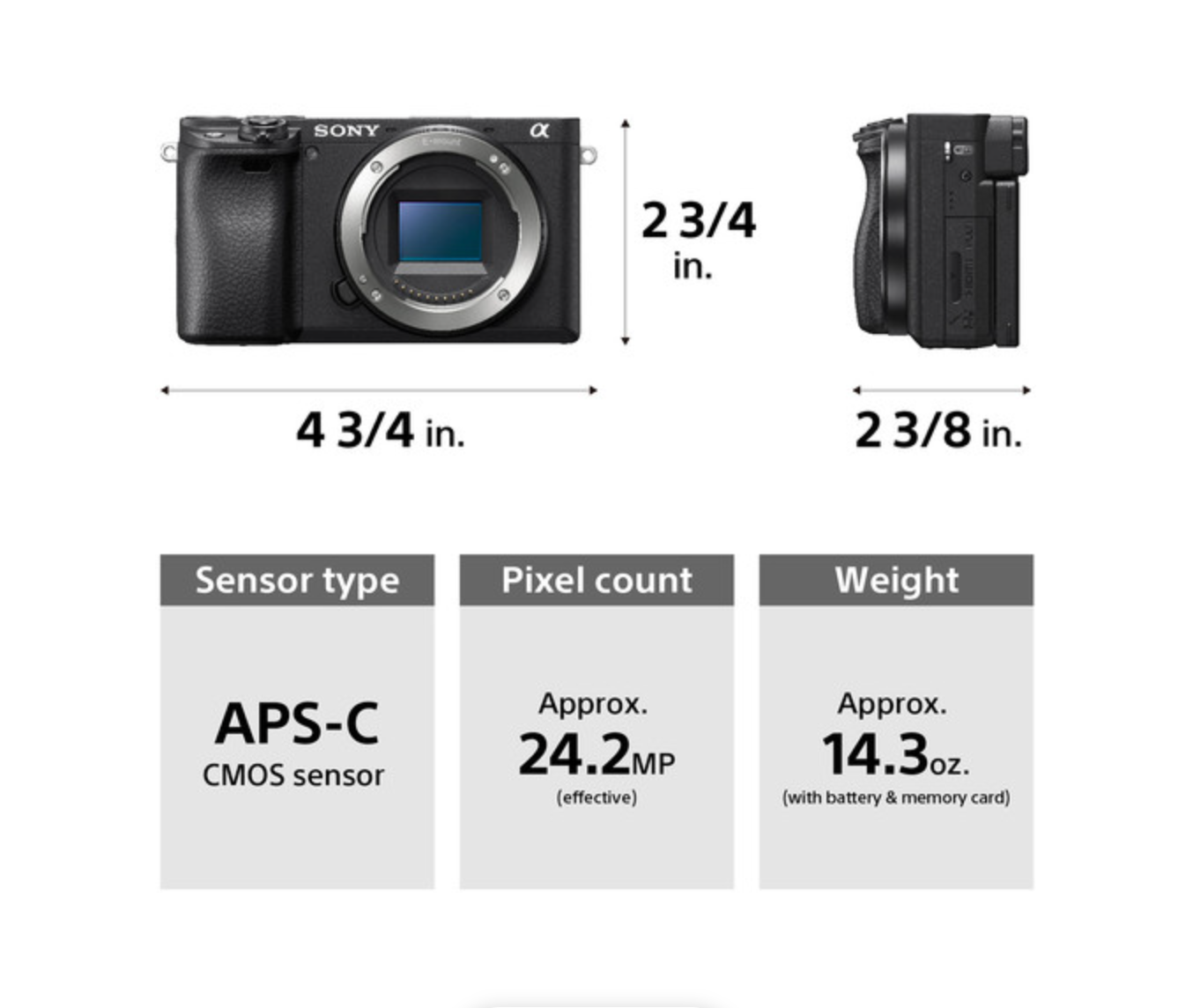 Shop Sony A6400 Mirrorless Camera with 16-50mm II Lens by Sony at B&C Camera