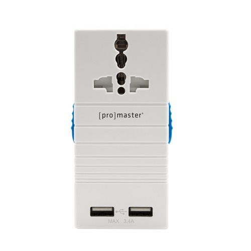 Promaster Advanced Travel Adapter - AC & USB