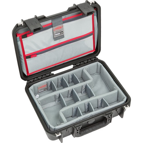 SKB iSeries 1510-4 Case with Think Tank Photo Dividers & Lid Organizer (Black)