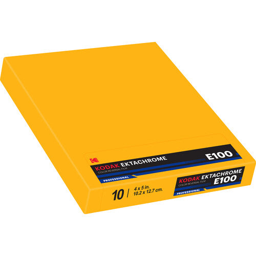 Kodak Professional Ektachrome E100 Color Transparency Film (4 x 5", 10 Sheets)